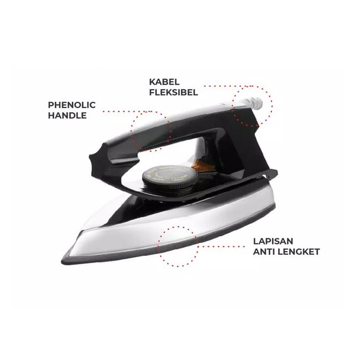 Maspion Setrika Listrik Dry Iron - HA40 | HA-40